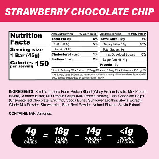Strawberry Chocolate Chip (12 Bars)